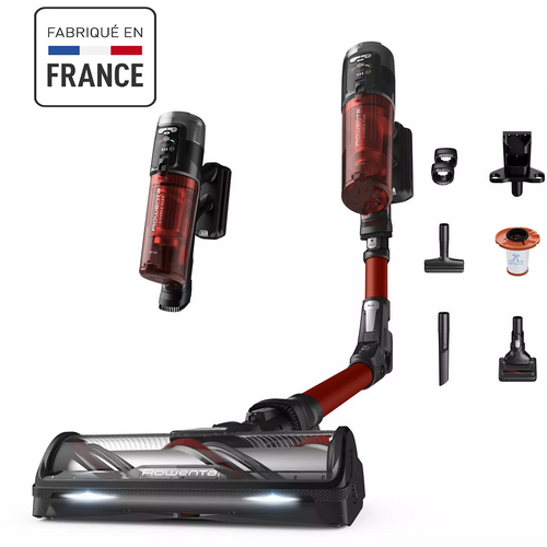 Aspirateur balai ROWENTA X Force Flex 13.60 animal RH9A73WO - 380W - Rouge