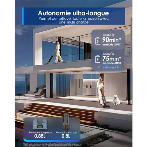 Aspirateur laveur Tineco Floor One S9 Artist Steam Pro Gris