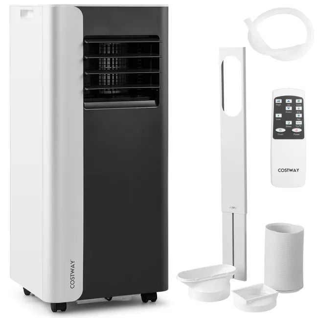 COSTWAY Climatiseur Mobile Silencieux 4 EN 1 - 7000 BTU