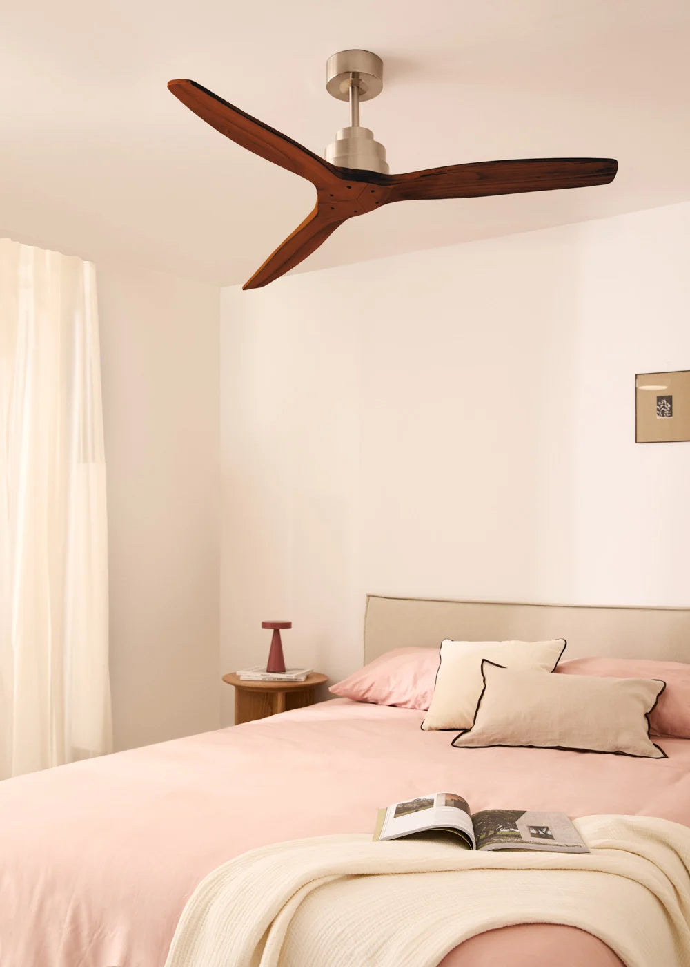 CREATE WIND STYLANCE M - Ventilateur de plafond 40W silencieux 100% bois - Ø 132 cm sans eclaraige - [Classe énergétique F]