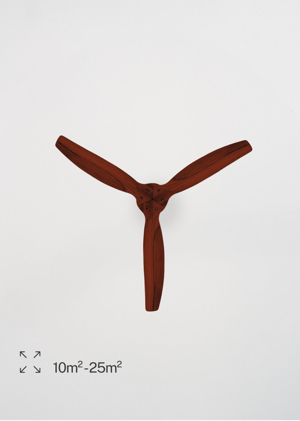 CREATE WIND STYLANCE M - Ventilateur de plafond 40W silencieux 100% bois - Ø 132 cm sans eclaraige - [Classe énergétique F]