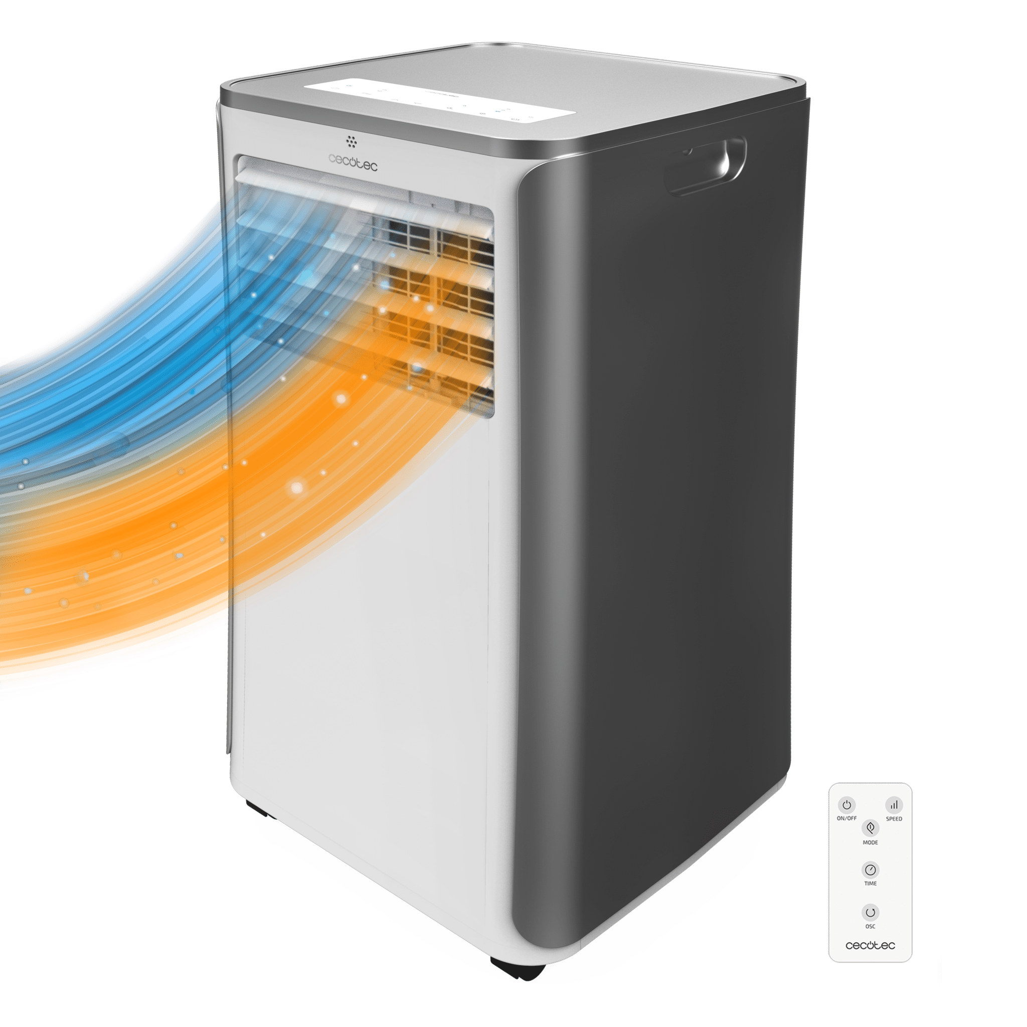 Climatiseur mobile réversible Cecotec ForceClima 9400 Soundless Heating 9000 BTU - [Classe énergétique A]