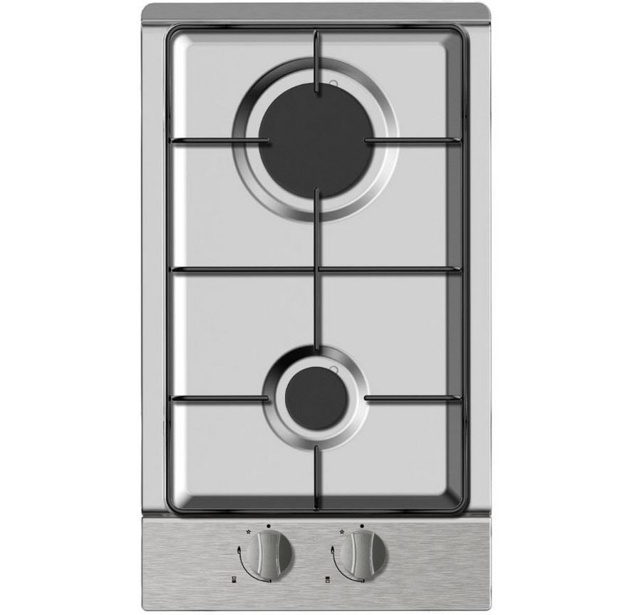 Domino gaz AMICA AG2620X 2 feux - 4000 W - Inox