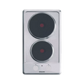 Domino électrique GLEM GT320IX - 2 Foyers - Acier inoxydable