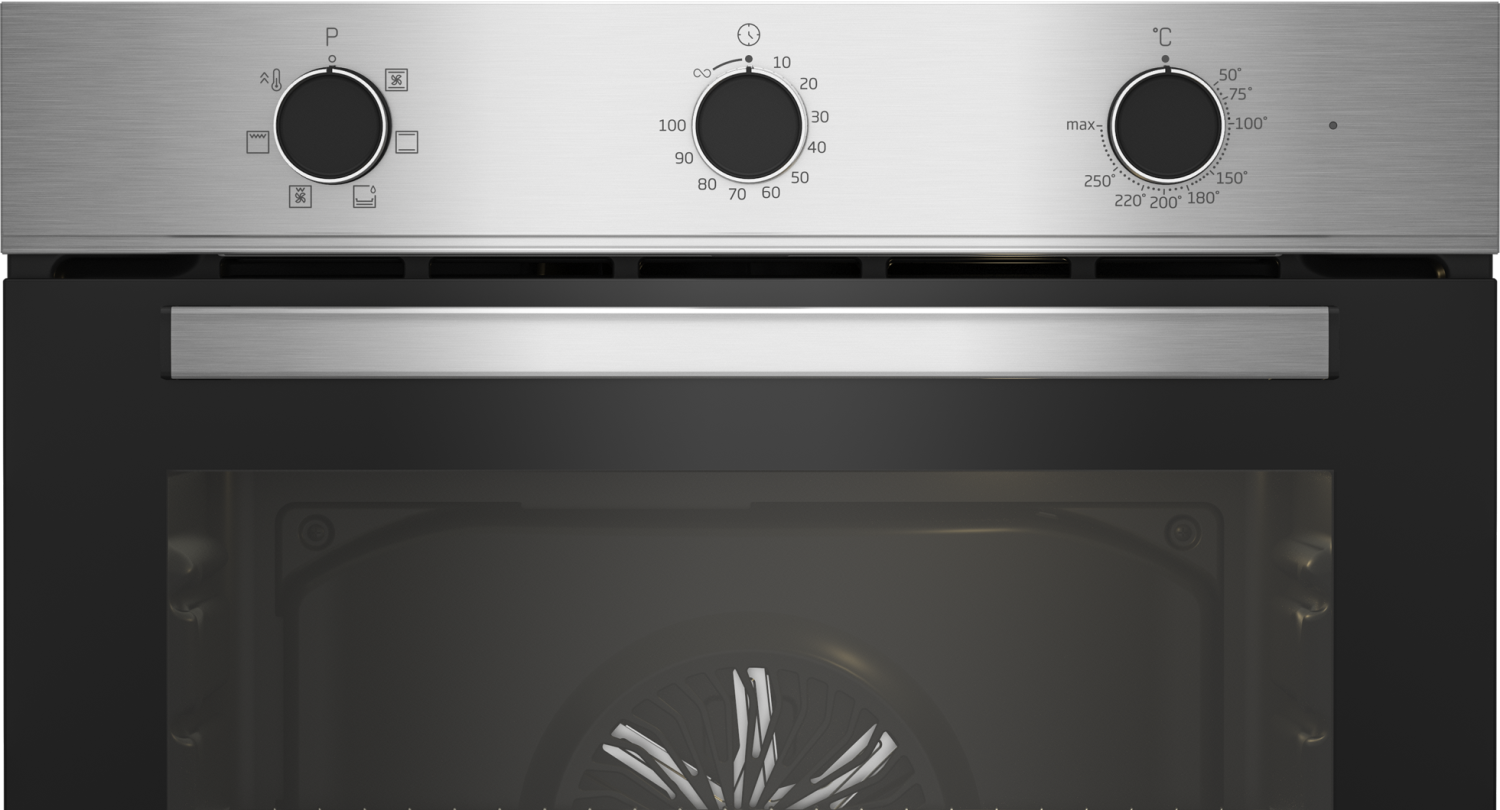 Four électrique encastrable BEKO BBIE12100XD - 66L - Acier Inoxydable Noir