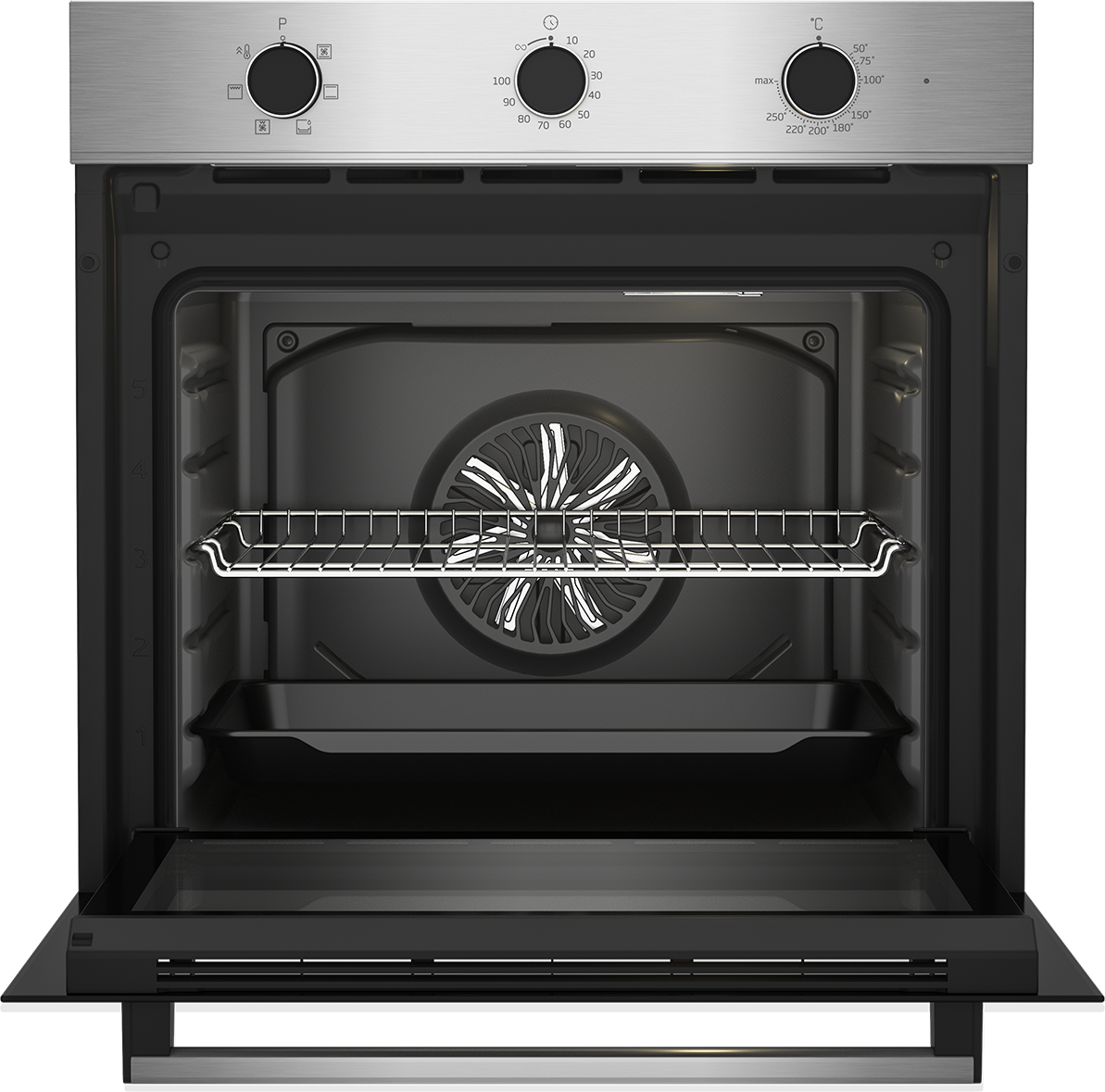 Four électrique encastrable BEKO BBIE12100XD - 66L - Acier Inoxydable Noir