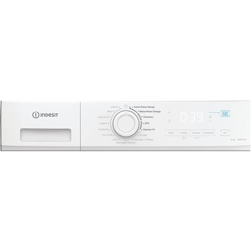 Lave-linge frontal INDESIT IMA864MYTIMEFR 8 kg - Blanc
