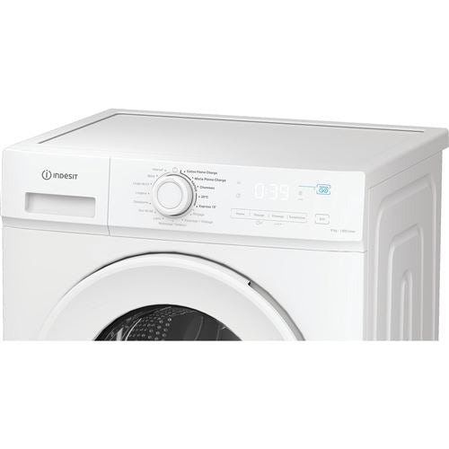 Lave-linge frontal INDESIT IMA864MYTIMEFR 8 kg - Blanc