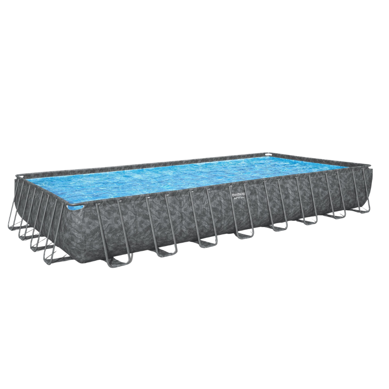 Piscine tubulaire rectangulaire Bestway APX 365 - 9,56 x 4,88 x 1,32 m