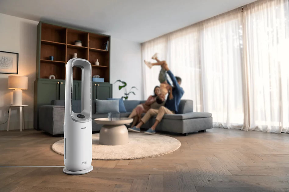 Purificateur et ventilateur 2 en 1 Philips AMF765/10 Air Performer serie 7000 Blanc