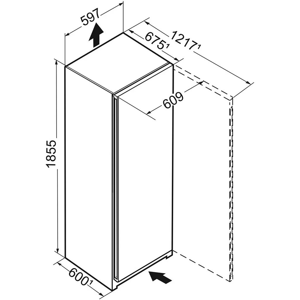 Réfrigérateur 1 porte LIEBHERR RBC5220 - 382 L