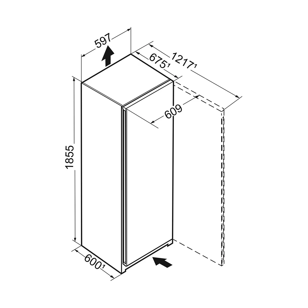 Réfrigérateur 1 porte LIEBHERR RBC5220 - 382 L