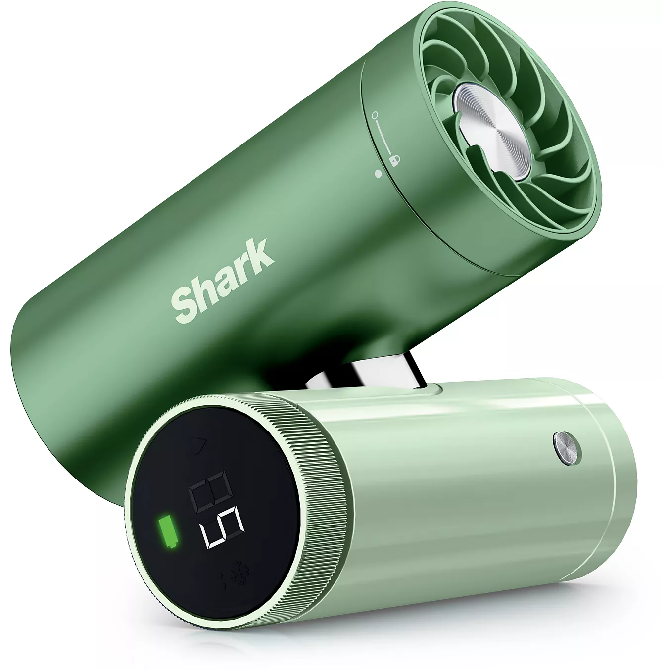 SHARK ChillPill (FA022EUGN) Vert - Système 3-en-1 Ventilateur, Brumisateur & Refroidissant avec étui de voyage