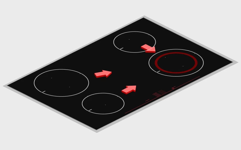 Table à induction BOSCH PVS61RBB5E 4 foyers